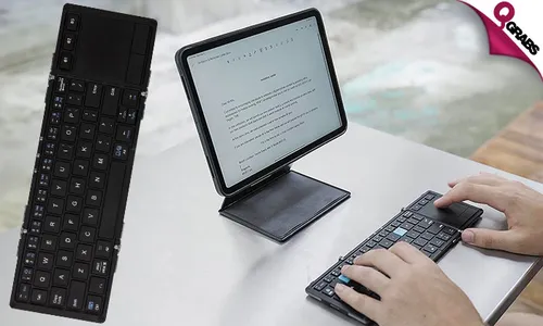 MOFT Tri-Folding Bluetooth Keyboard with Touchpad!